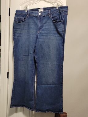 Lane Bryant Dark Blue Flare Jeans